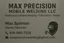 max precision mobile welding billboard space